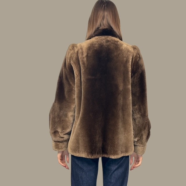 Natural Sheared Beaver Jacket