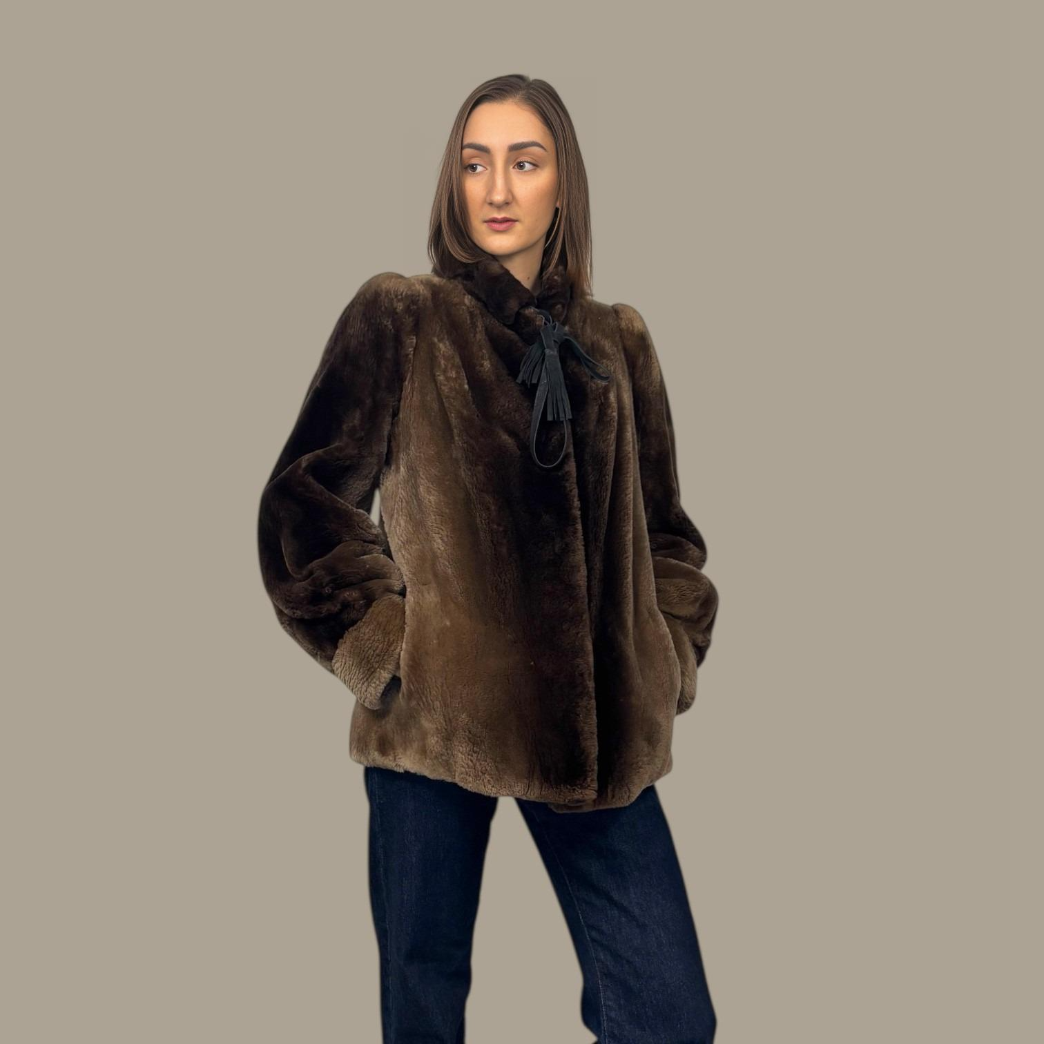 Natural Sheared Beaver Jacket