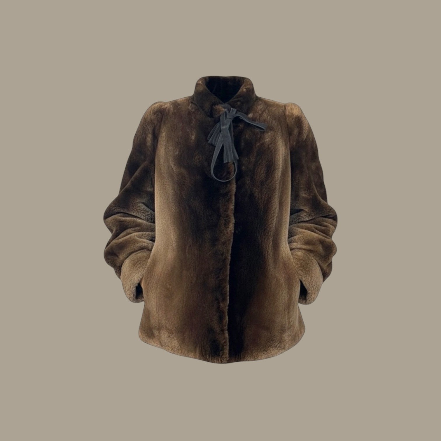 Natural Sheared Beaver Jacket